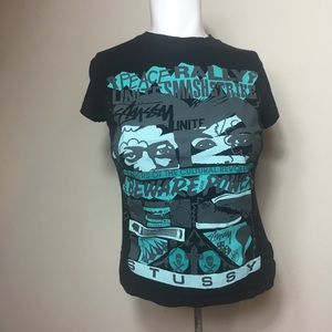 Stussy Peace Rally Vintage Women’s T-shirt Small